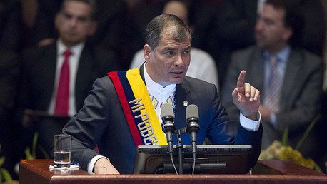 Rafael Correa: "El proteccionismo fue la estrategia con la que se desarrolló la industria europea"