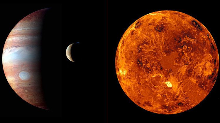 Fotos, video: Espectacular 'colisión' de Júpiter y Venus vista desde la Tierra
