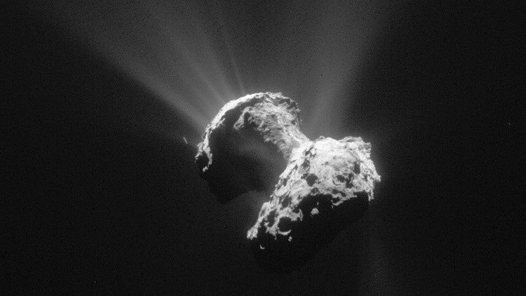 Científicos: El cometa Churiúmov-Guerasimenko podría albergar vida extraterrestre