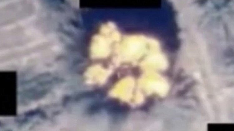 Video: Misiles de un dron británico impactan en vehículos del Estado Islámico