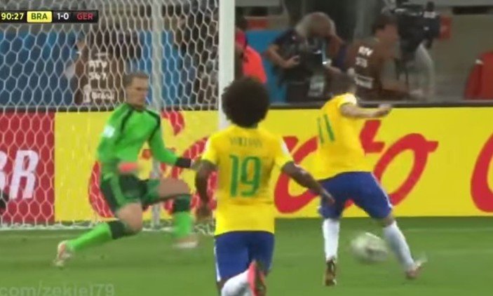 Video viral: En un mundo paralelo Brasil ganó 1-0 la semifinal del Mundial ante Alemania