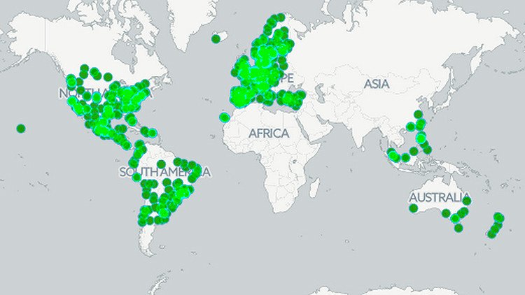 El mapa que permite explorar los gustos musicales en ciudades de todo el mundo