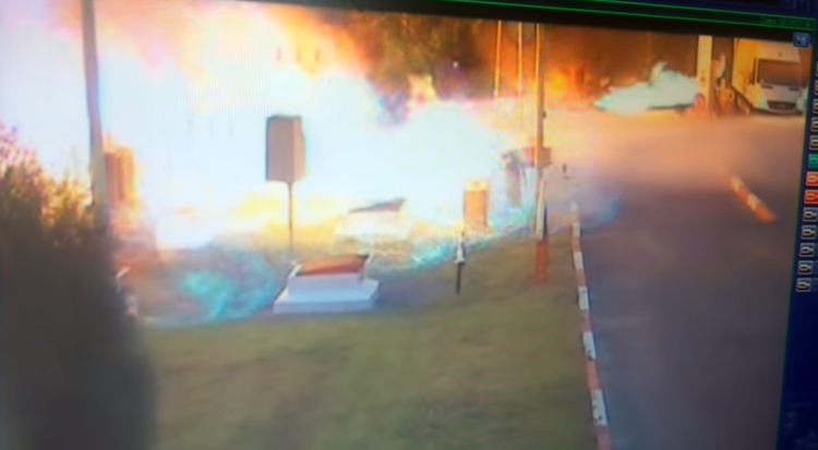 Fuga de metano provoca una gran explosión en una gasolinera rusa