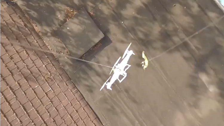 El equipo A versión dron: rescatando a otro dron