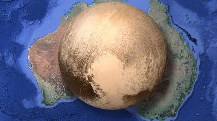 Plutón: ¿Es el planeta 'enano' tan grande como Australia?