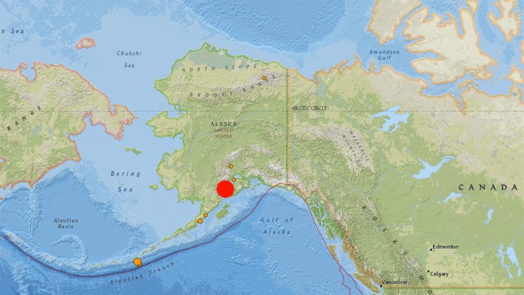 Un sismo de magnitud 6,3 sacude Alaska