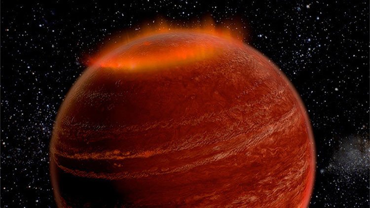 Descubren la primera aurora gigante fuera del Sistema Solar