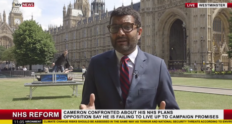Magos irrumpen en directo ante las cámaras de Sky News con un asombroso truco de magia
