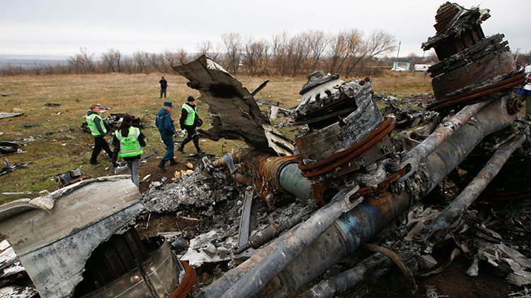 RT entrega a Países Bajos su información de los restos del Boeing estrellado en Ucrania