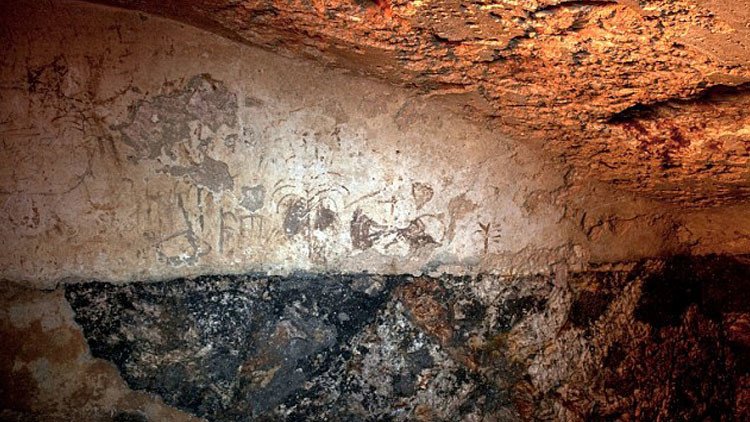 Encuentran un misterioso mensaje con grafitis dentro de una cámara de hace 2.000 años en Israel