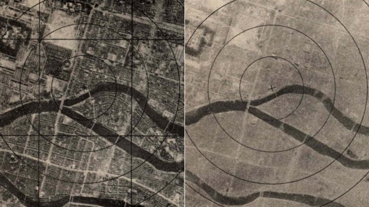 EE.UU. publica fotos de Nagasaki antes y después de la bomba atómica