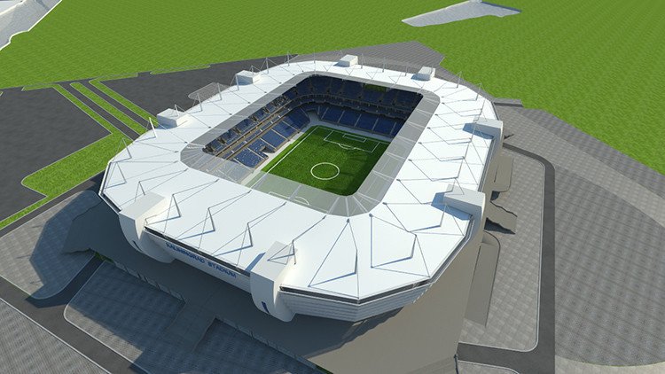 Kaliningrado inicia la construcción de su estadio para acoger la Copa Mundial de Fútbol 2018