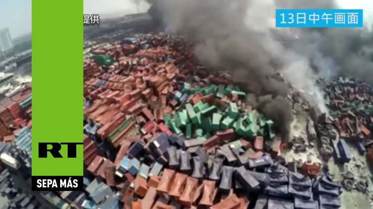 Apocalípticas imágenes de las devastadoras explosiones en China 