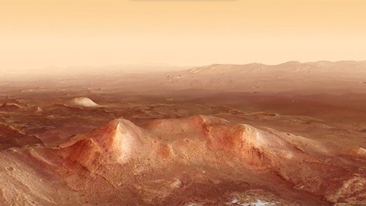 Video: Disfrute de una impactante simulación de vuelo sobre la escarpada superficie de Marte