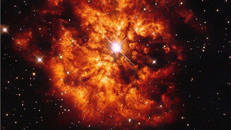El telescopio Hubble capta una impresionante imagen de una estrella masiva 