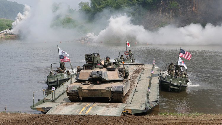 Comandantes de EE.UU. revisan un plan de guerra para proteger a Corea del Sur