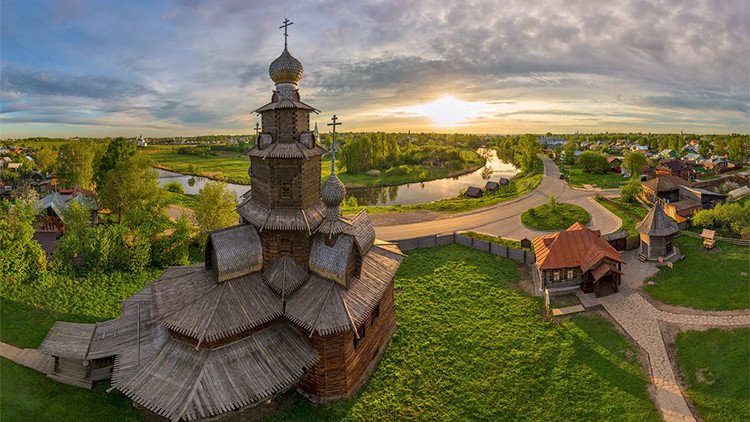 Las pintorescas ciudades rusas del 'Anillo de Oro', a vista de pájaro