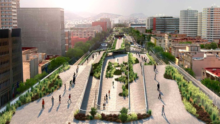 La Ciudad de México convertirá una de sus avenidas principales en un parque moderno