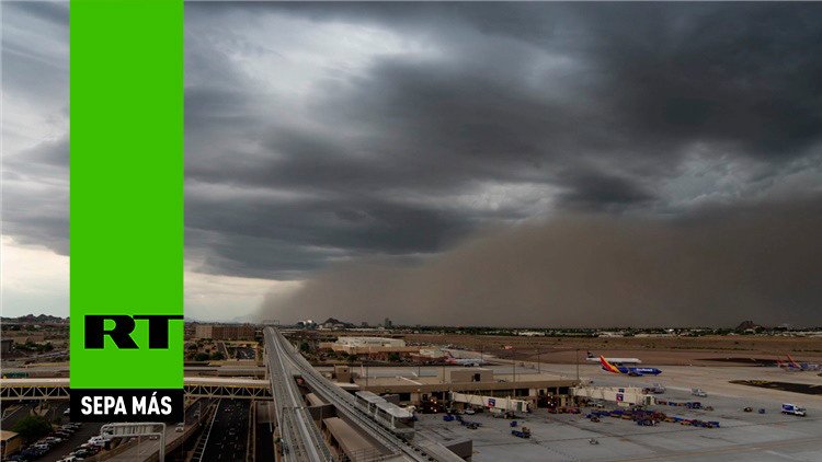 Una 'apocalíptica' tormenta de polvo cubre Arizona (Time-lapse)