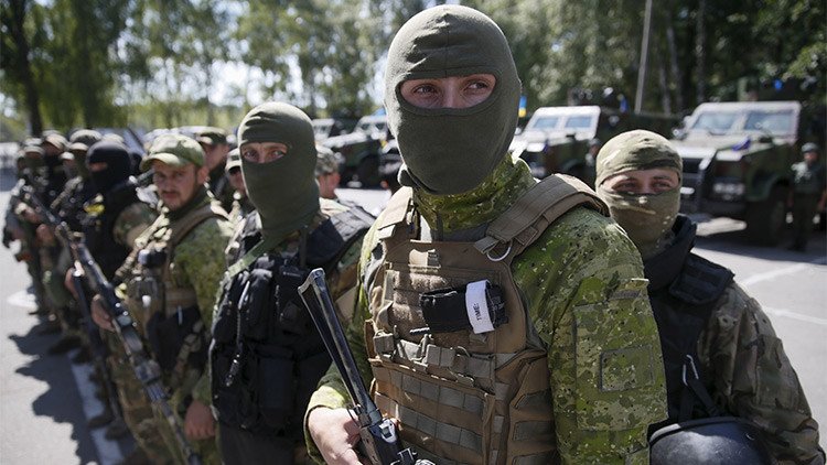 Los extranjeros que luchan al lado de Kiev en Donbass se rebelan y exigen la ciudadanía