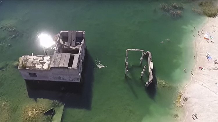 A vista de dron: ¿Cómo una antigua prisión se convirtió en una 'laguna azul' para el buceo?