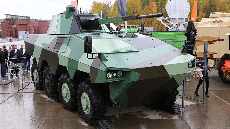 El fabricante de Armata presenta un temible vehículo blindado