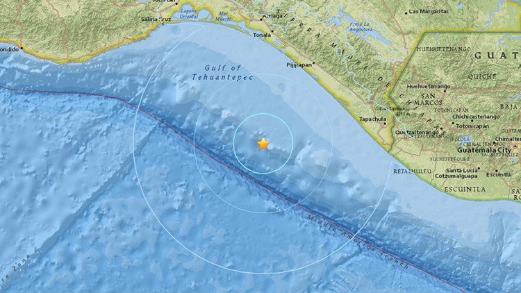 Un terremoto de magnitud 5,5 sacude la costa mexicana  