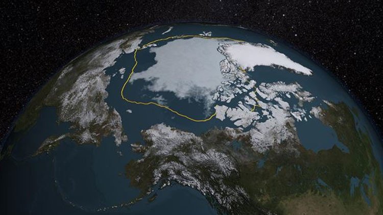 Pánico entre los científicos: el hielo del Ártico se derrite a velocidad récord (Video)