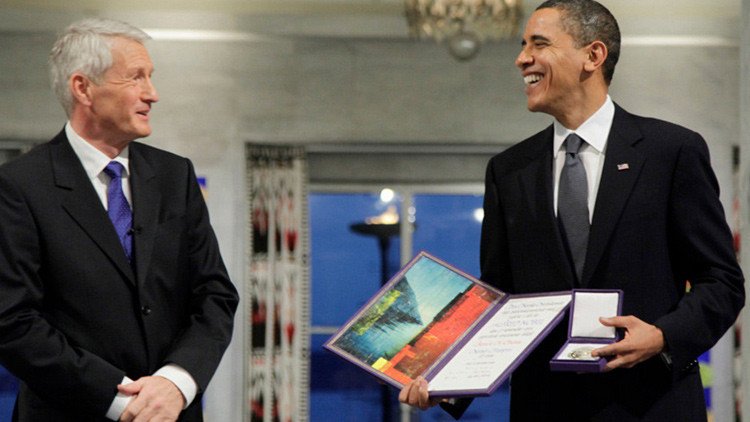 Exresponsable del Premio Nobel lamenta habérselo concedido a Obama