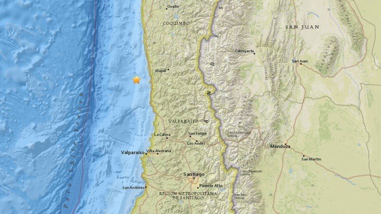 Un sismo de 6,5 sacude Chile y hace temblar edificios en la capital