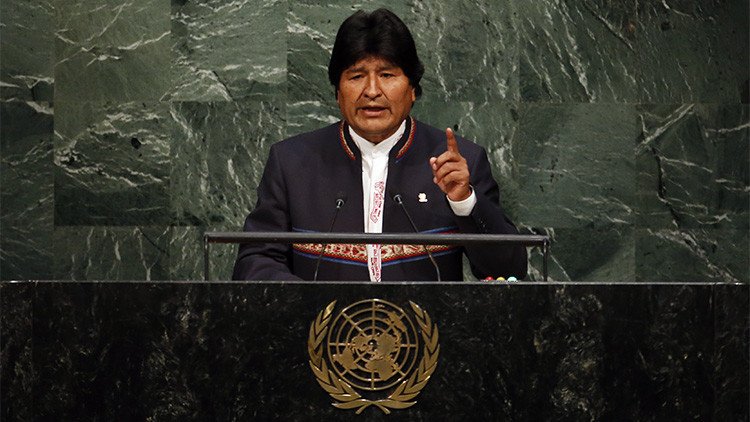 Evo Morales: "La guerra es el mejor negocio del capitalismo"