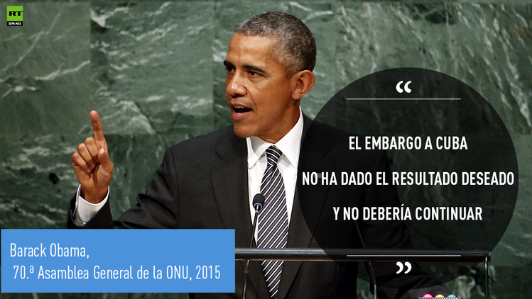 Obama: "Nuestro Congreso levantará el embargo a Cuba pronto, probablemente"