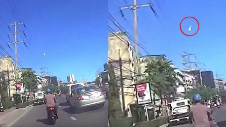 Un gran meteorito cae en Tailandia