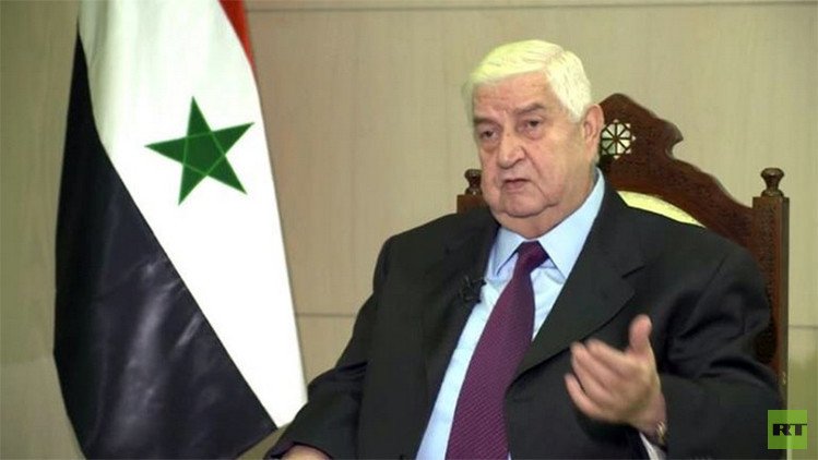 Ministro de Relaciones Exteriores de Siria a RT: "EE.UU. va a mentir hasta el final"