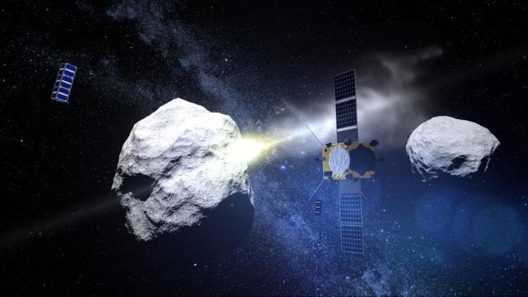 Carambola cósmica a la vista: Científicos intentarán desviar un asteroide golpeándolo con una nave