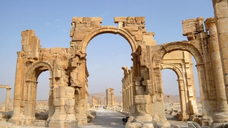 Video: Graban el impactante grado de destrucción de Palmira a manos del Estado Islámico