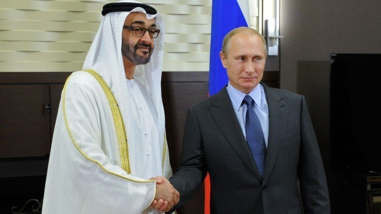 Putin y el príncipe heredero de Abu Dabi dialogan sobre la situación en Oriente Medio