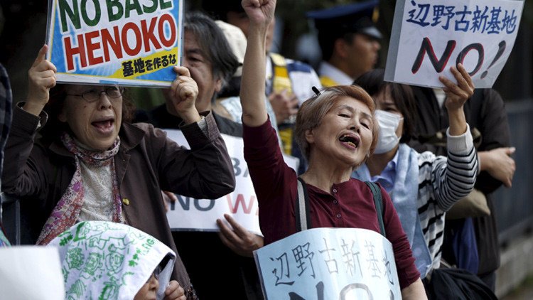 Japón: Okinawa anula la decisión de construir una base aérea de EE.UU.