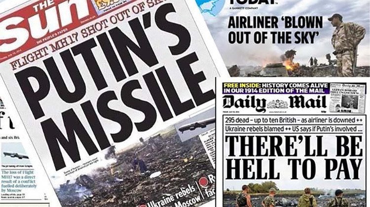 Medios internacionales tergiversan las causas de la tragedia del MH17 en Ucrania