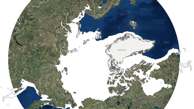 Mapas desclasificados revelan cómo el calentamiento del Ártico afectará a la geopolítica
