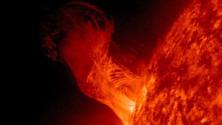 Video: Poderosa erupción solar captada por la NASA