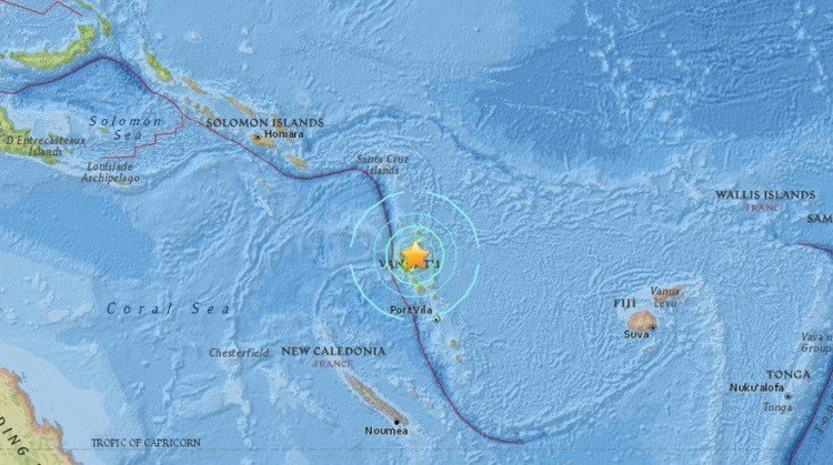 Terremoto de magnitud 7,1 sacude Vanuatu