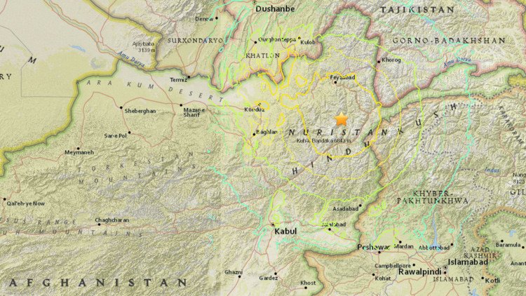 Video, fotos: Un temible terremoto de magnitud 7,5 sacude Afganistán, Pakistán y la India