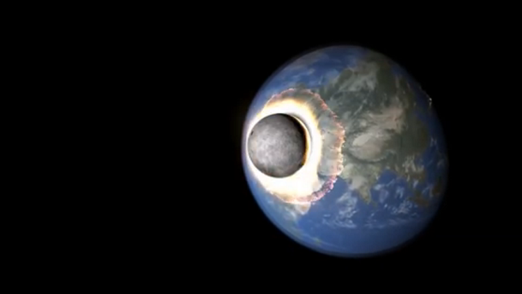 Simulación del Día del Juicio final: ¿Y si la Luna chocara contra la Tierra?