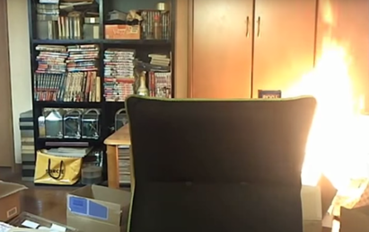 Un japonés quema su apartamento mientras graba un video en YouTube