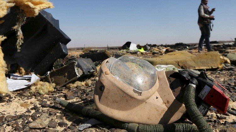 Difunden imágenes por satélite de la zona del Sinaí donde se estrelló el avión ruso de pasajeros