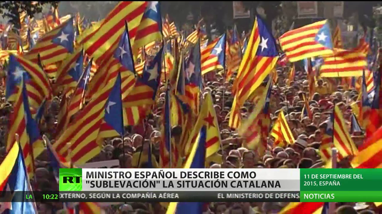 Ministro español describe la situación en Cataluña de "sublevación"