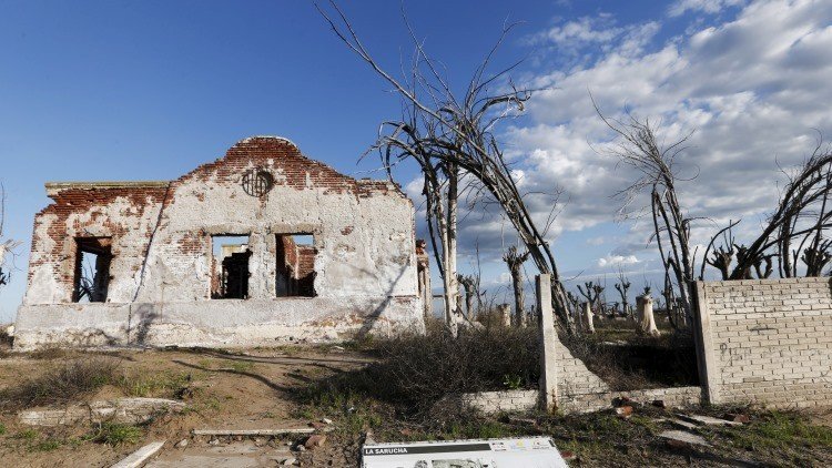 FOTOS: Villa Epecuén, la misteriosa ciudad abandonada que resurgió del agua en Argentina