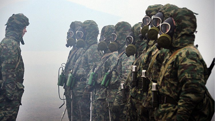 Conozcan cómo se entrenan tropas rusas que impiden el uso de armas químicas (video)