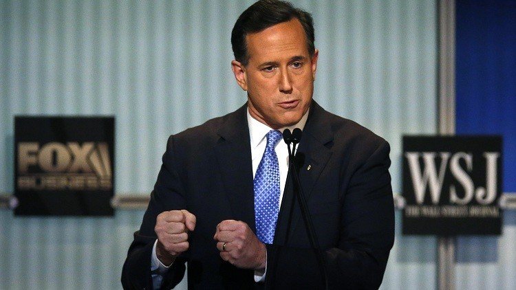 El republicano Rick Santorum: "Clinton y Obama crearon el Estado Islámico"